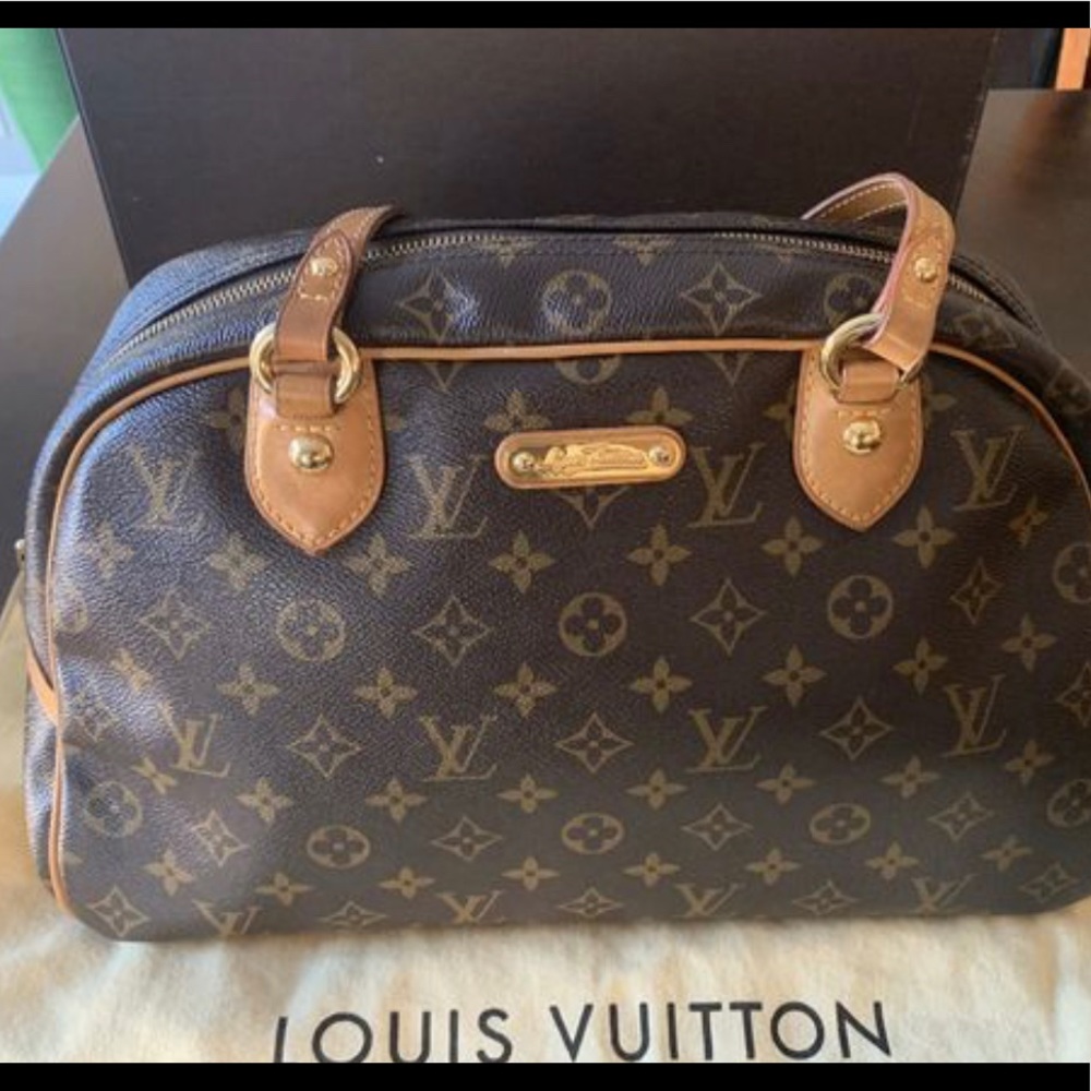 Authentic Louis Vuitton Monogram Monty GM handbag